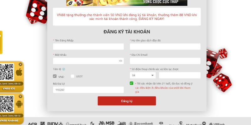 Hướng dẫn đăng ký VN88 2 Hướng dẫn đăng ký VN88 nhanh chóng và tiện lợi nhất